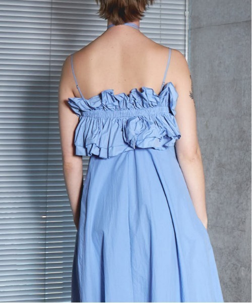 日本最大級 MAISON Dress/フリルベア Maxi Bear Ruffle ワンピース SPECIAL ワンピース