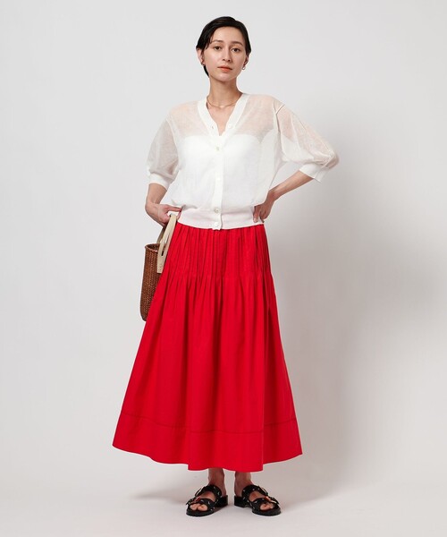 UNITED ARROWS LTD. OUTLET｜シアー Vネックカーディガン