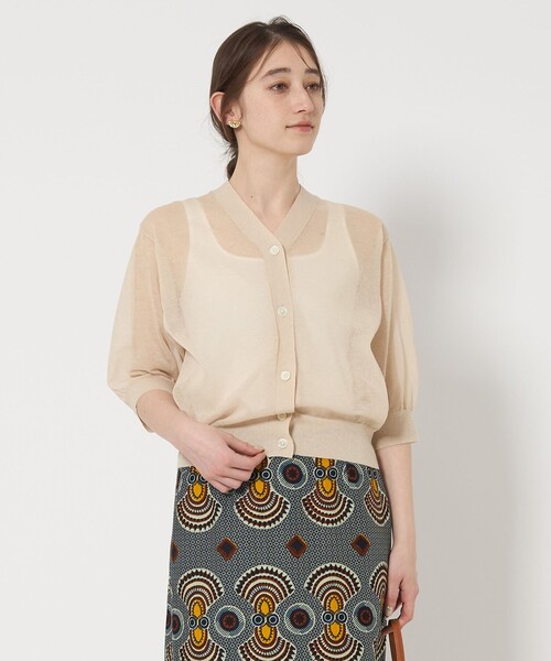 UNITED ARROWS LTD. OUTLET｜シアー Vネックカーディガン