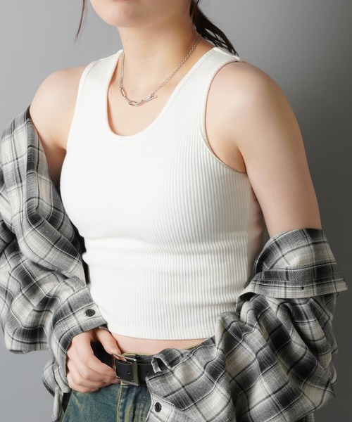 SPINNS（スピンズ） タンクトップ ノースリーブ 去年より柔らかく