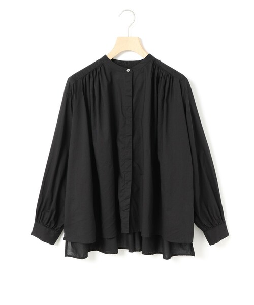 ブラウス シャツ MidiUmi ギャザーワイドシャツ レディース