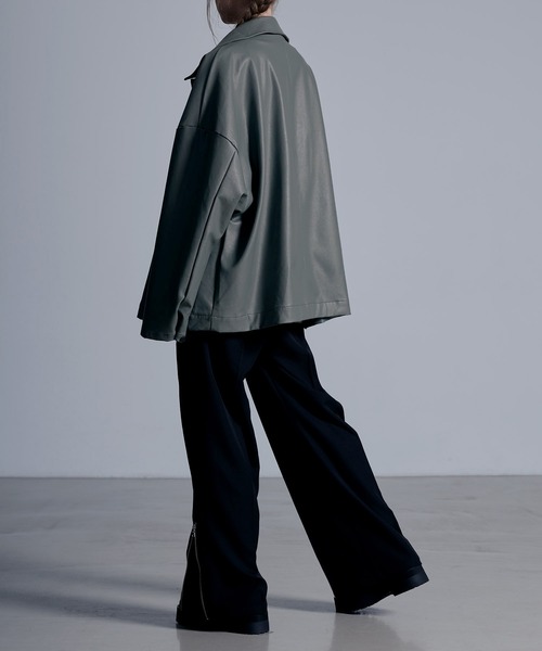 「Loose/ルース」 ブルゾン S パープル メンズ_画像4