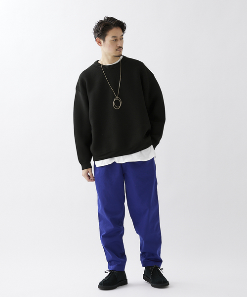 「JOURNAL STANDARD relume」 長袖ニット MEDIUM ブラック系その他 メンズ_画像5