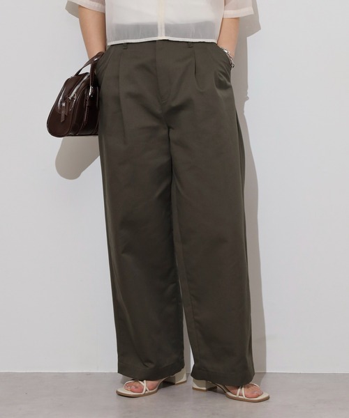 【TODAYFUL】新品 タックワイドチノパン TODAYFUL - タックチノワイドパンツの通販 by AJ☆SHOP