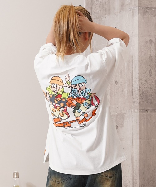 tシャツ NEW JACK クレヨンタッチ イラストTシャツ / Crayon Touch