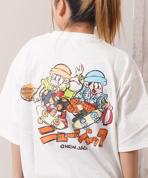 tシャツ NEW JACK クレヨンタッチ イラストTシャツ / Crayon Touch