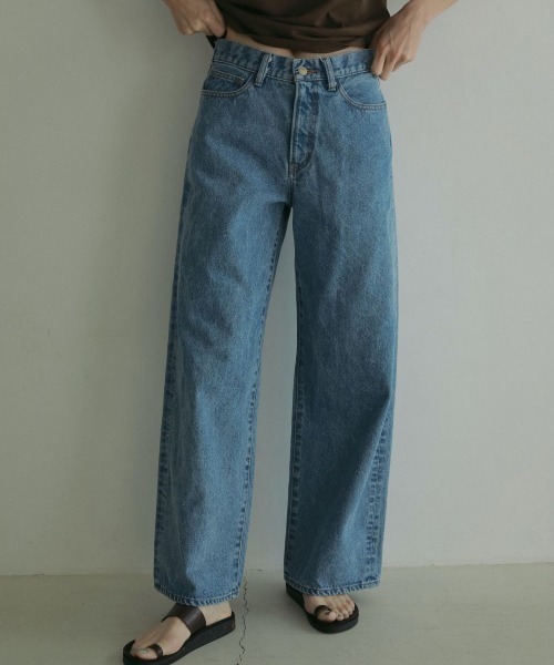 anuke ハイウエストデニムパンツ サイズ36 anuke ハイウエストデニムパンツ サイズ36