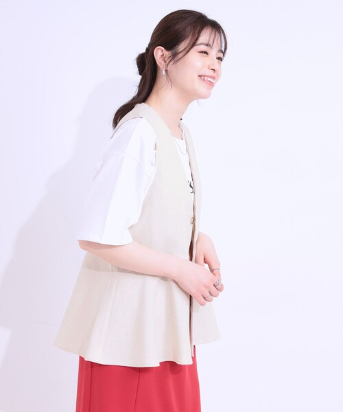 DRESKIP（ドレスキップ） ベスト ジレ 「S-LL」いつものコーデにプラス