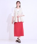 ベスト ジレ 「S-LL」いつものコーデにプラ...の詳細画像3