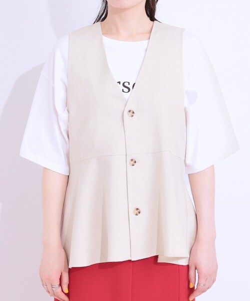 DRESKIP（ドレスキップ） ベスト ジレ 「S-LL」いつものコーデにプラス