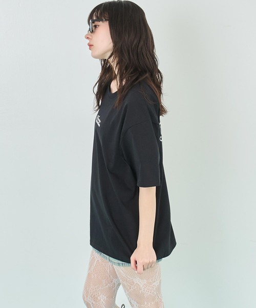 ANAP（アナップ） tシャツ メッセージ ロゴ ビッグTシャツ レディース