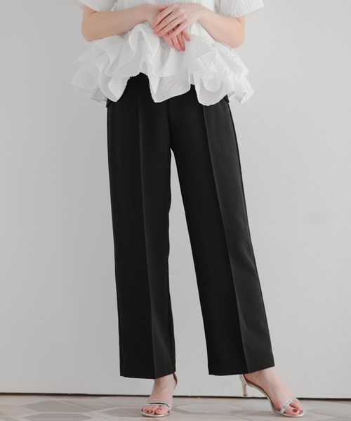 Fit more（フィットモア） ワイドパンツ スラックス パンツ ポケット