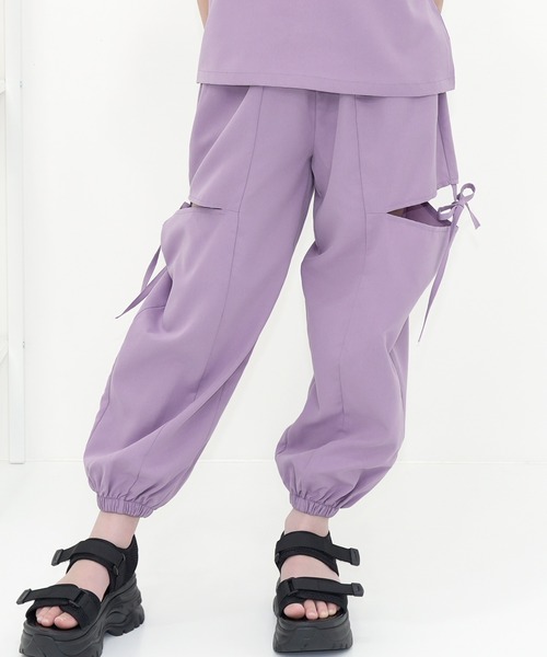 Bee des パンツ カットアウト パラシュートパンツ キッズ 子供服