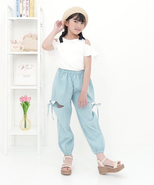 Bee des パンツ カットアウト パラシュートパンツ キッズ 子供服