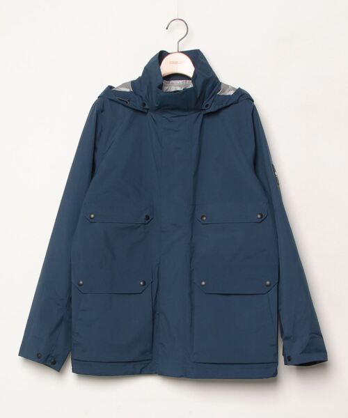 極美品✨AIGLE エーグル ゴアテックス マウンテンパーカー フード ネイビー AIGLE マウンテンパーカー ウインドブレーカー 防水 透湿 防風