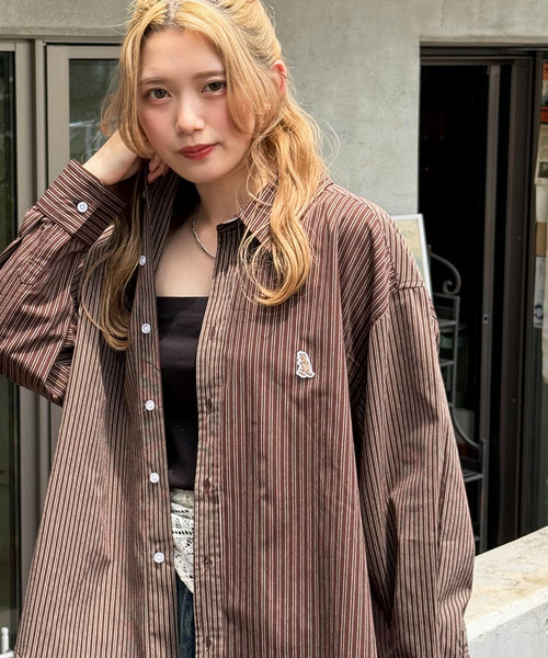 DOUBLE NAME（ダブルネーム） ブラウス シャツ 「m:rex」ミニ恐竜