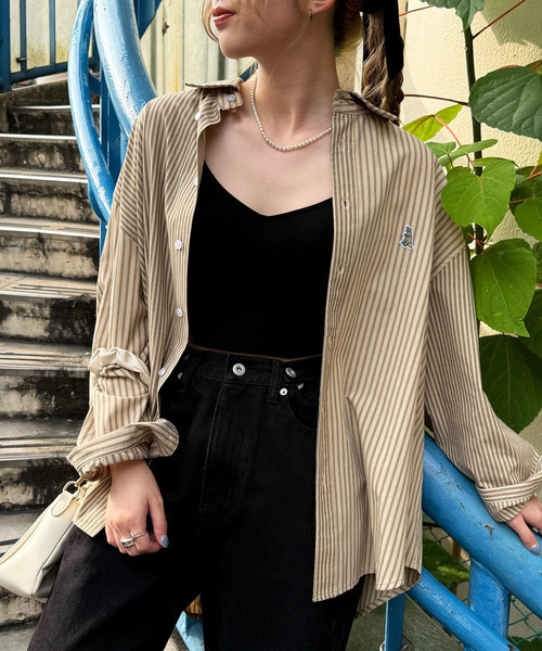 DOUBLE NAME（ダブルネーム） ブラウス シャツ 「m:rex」ミニ恐竜