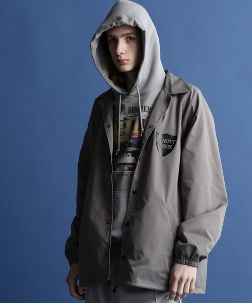 Schott N.Y.C（ショット） 「schott」 コーチジャケット 2XL グレー