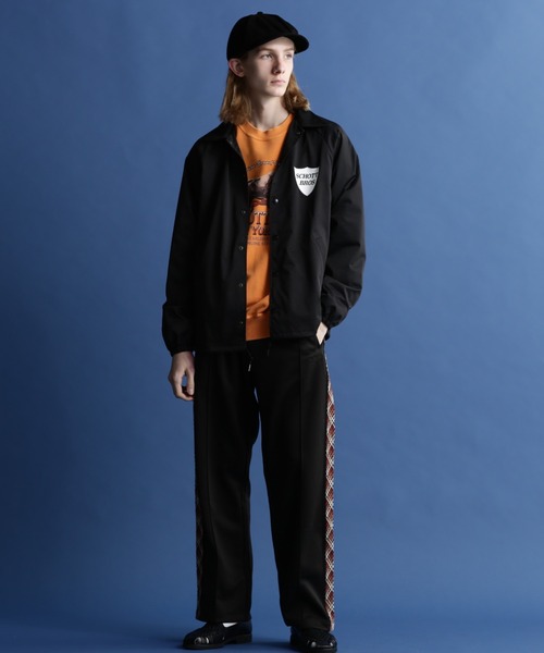 Schott N.Y.C（ショット） 「schott」 コーチジャケット 2XL グレー