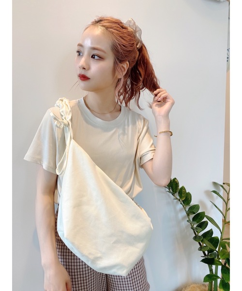 「jumelle」 半袖カットソー FREE ピンク レディース_画像7