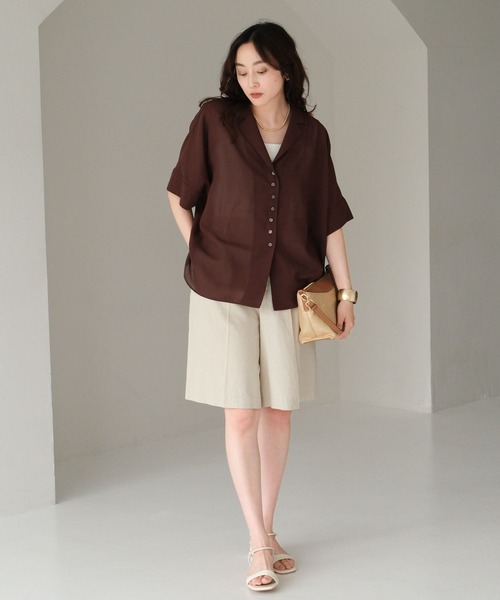 ブラウス シャツ 「eL」Balloon Sleeve Shirt/102245 レディース 楽天市場】ブラウス レディース おしゃれ シャツ 長袖 立ち襟