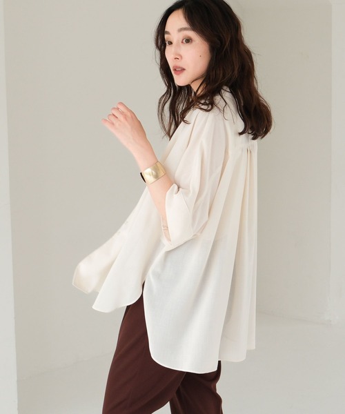 ella_selectshopエラ♡プリーツブラウス ella_selectshop eLLa プリーツカットブラウス ピンク - メルカリ