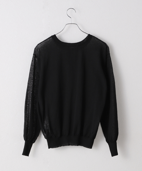Spick and Span 2WAYシアークルーネックカーディガン★新品 2WAYシアークルーネックカーディガン（カーディガン）｜Spick