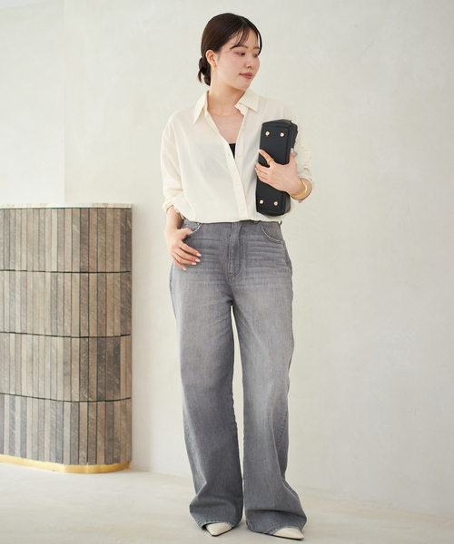 新品同様 plage Tuck Volume ブラウス 23ss プラージュ plage（プラージュ）の「Tuck Volume ブラウス（シャツ/ブラウス