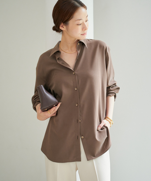 plage ブラウス シャツ Sway Back Tuck レディース : ZOZOTOWN