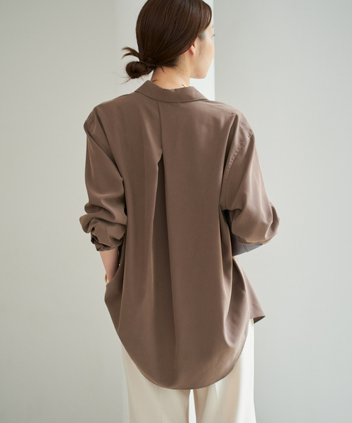 plage ブラウス シャツ Sway Back Tuck レディース : ZOZOTOWN