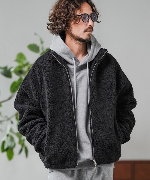 Magine（マージン） コート ジャケット mj10910-Boa Fleece Stand