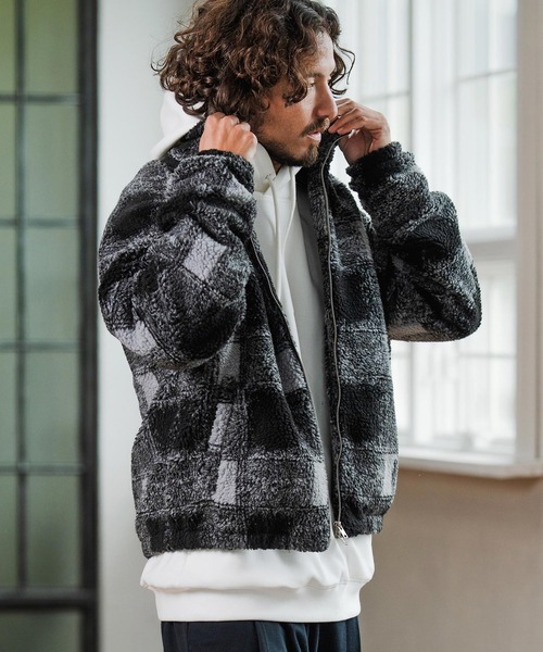 Magine（マージン） コート ジャケット mj10910-Boa Fleece Stand