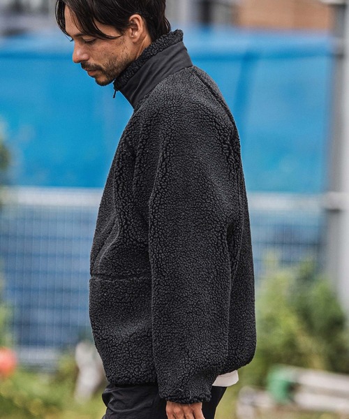 CAMBIO コート ジャケット mj10927-Vintage Like Boa Fleece Zip
