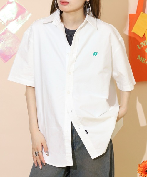 ブラウス シャツ オックスフォード　Ｓ／Ｓ　シャツ レディース