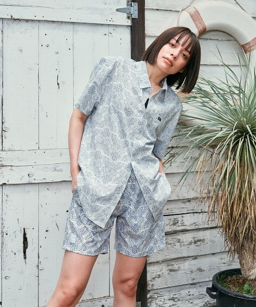 RVCA AZUL コラボ 半袖シャツ FREEサイズ AZUL BY MOUSSY | RVCA×AZUL Tシャツ (Tシャツ・カットソー(半袖