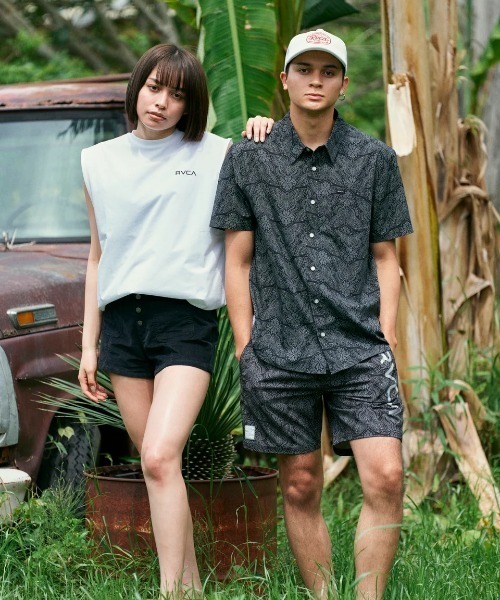 RVCA シャツ メンズ 「RVCAxAZUL BY MOUSSY」 X AZUL ANYTIME SS