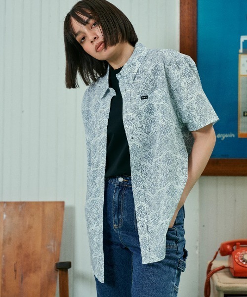 RVCA シャツ メンズ 「RVCAxAZUL BY MOUSSY」 X AZUL ANYTIME SS