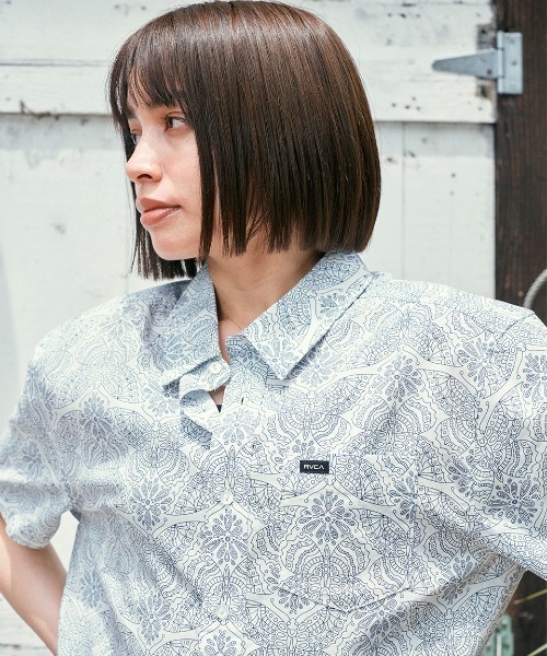 RVCA シャツ メンズ 「RVCAxAZUL BY MOUSSY」 X AZUL ANYTIME SS