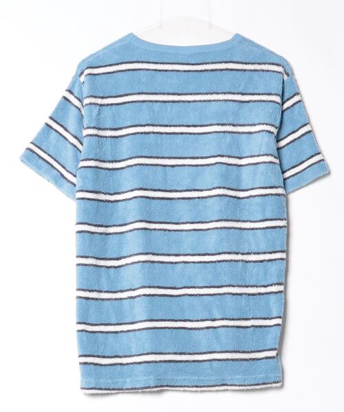 「Champion」 半袖Tシャツ MEDIUM ブルー メンズ