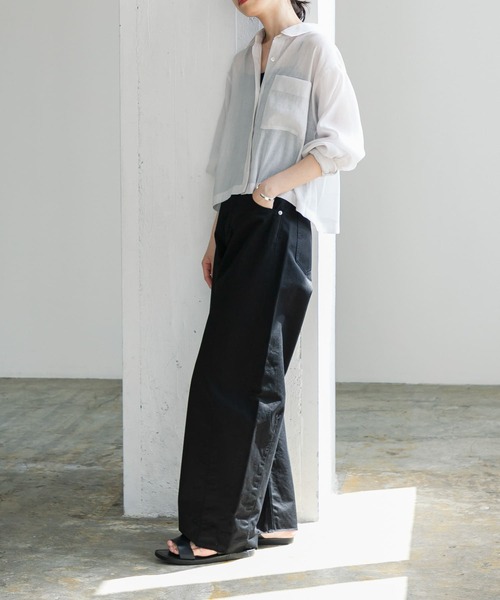「URBAN RESEARCH」 チノパンツ 38 ブラック レディース