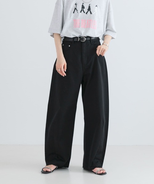 「URBAN RESEARCH」 チノパンツ 38 ブラック レディース