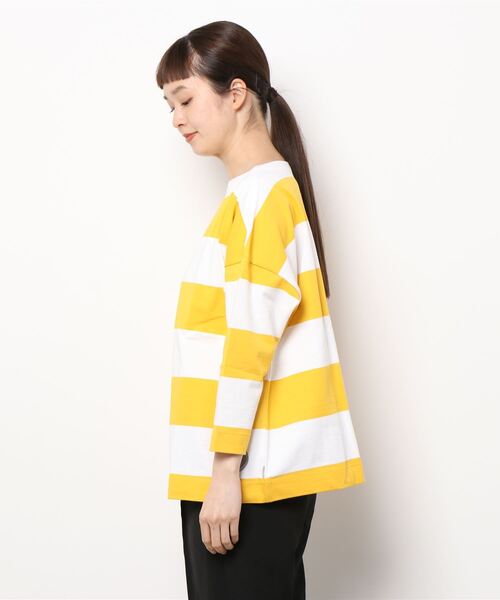 「Traditional Weatherwear」 7分袖カットソー S ベージュ レディース_画像2