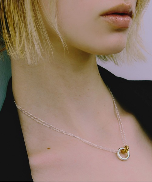 ネックレス LAPUIS(ラピュイ)Coil Circle necklace レディースの画像