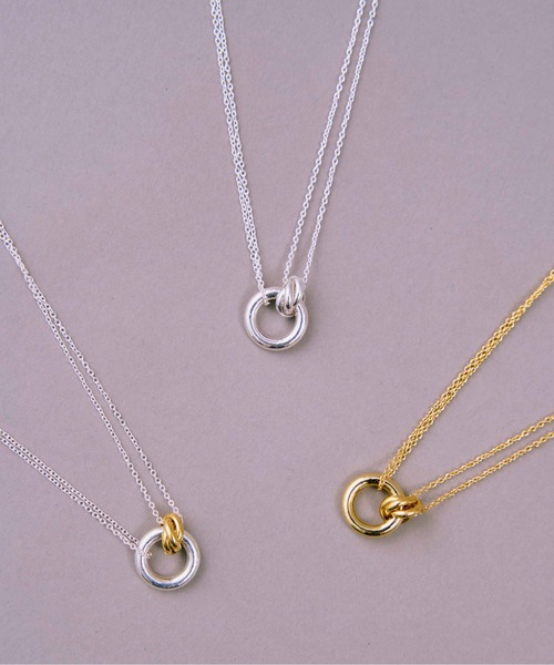 ネックレス LAPUIS(ラピュイ)Coil Circle necklace レディースの画像