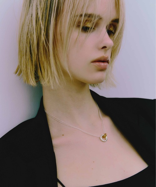 ネックレス LAPUIS(ラピュイ)Coil Circle necklace レディースの画像