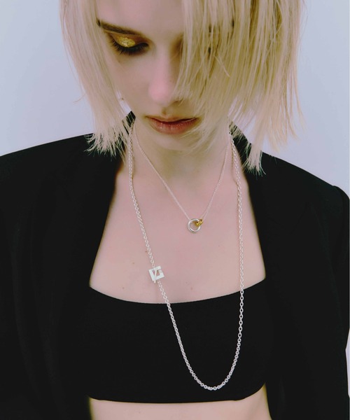 ネックレス LAPUIS(ラピュイ)Coil Circle necklace レディースの画像
