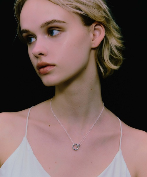 ネックレス LAPUIS(ラピュイ)Coil Circle necklace レディースの画像