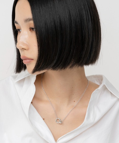 ネックレス LAPUIS(ラピュイ)Coil Circle necklace レディースの画像