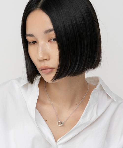 ネックレス LAPUIS(ラピュイ)Coil Circle necklace レディースの画像