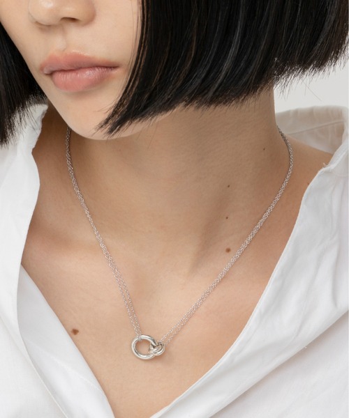 ネックレス LAPUIS(ラピュイ)Coil Circle necklace レディースの画像